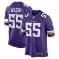 Minnesota Vikings Eric Wilson Purple Team Game Jersey