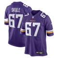 Minnesota Vikings Justin Skule Purple Team Game Jersey