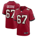 Tampa Bay Buccaneers Luke Goedeke Red Game Player Jersey