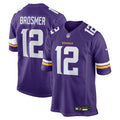 Minnesota Vikings Max Brosmer Purple Team Game Jersey