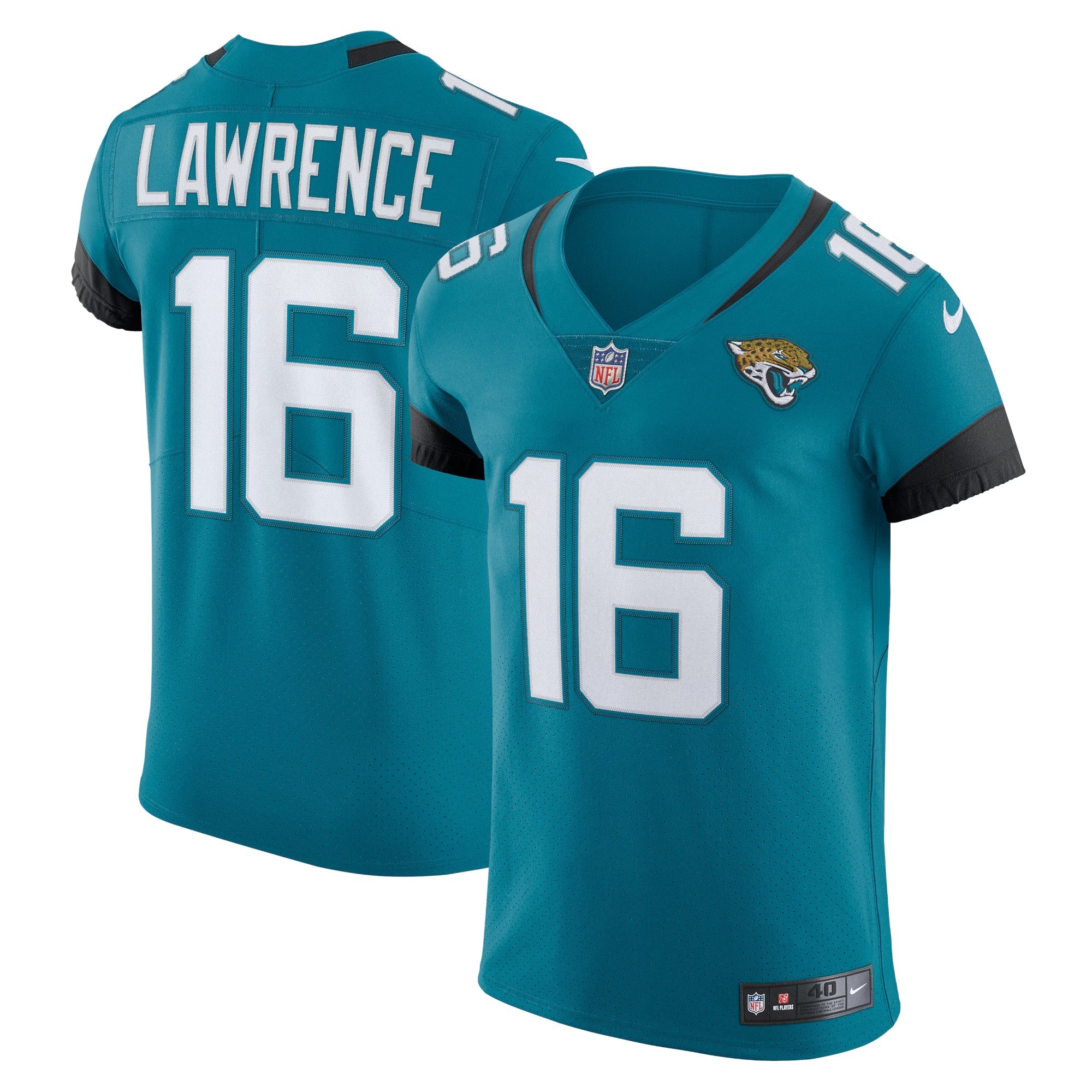Jacksonville Jaguars Trevor Lawrence Teal Vapor Elite Jersey