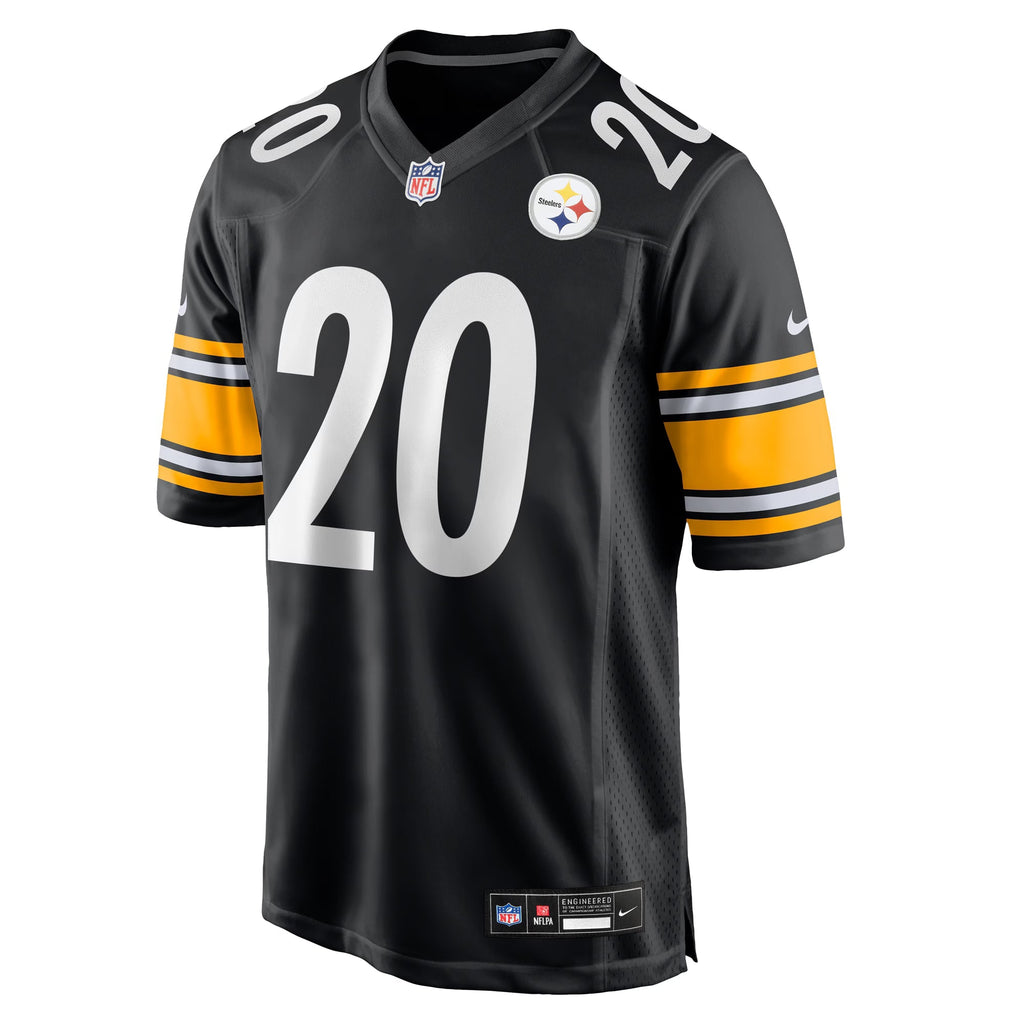 Pittsburgh Steelers Kaleb Johnson Black Team Game Jersey