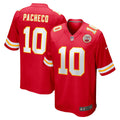 Kansas City Chiefs Isiah Pacheco Red Game Player Jersey