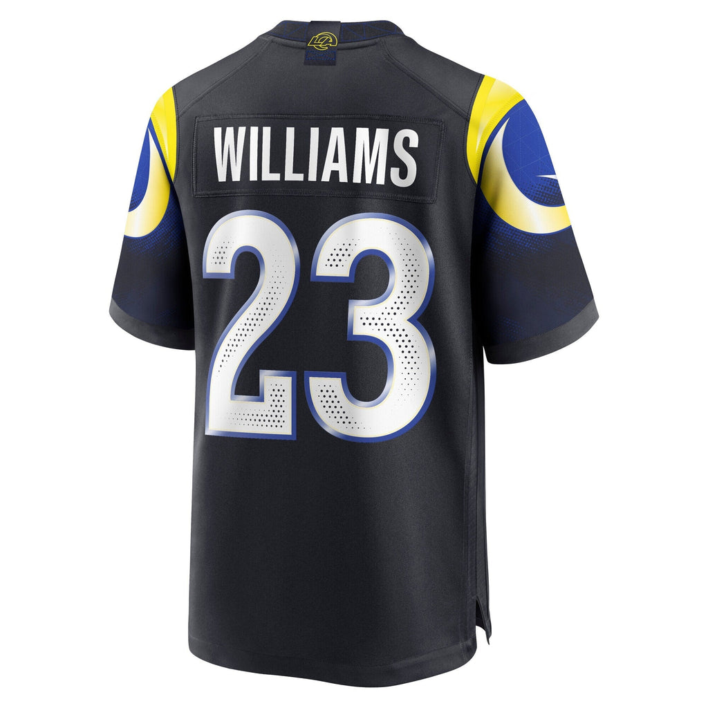 Los Angeles Rams Kyren Williams Midnight Blue 2025 Rivalries Collection Game Jersey