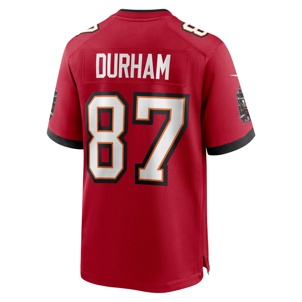 Tampa Bay Buccaneers Payne Durham Red Game Jersey