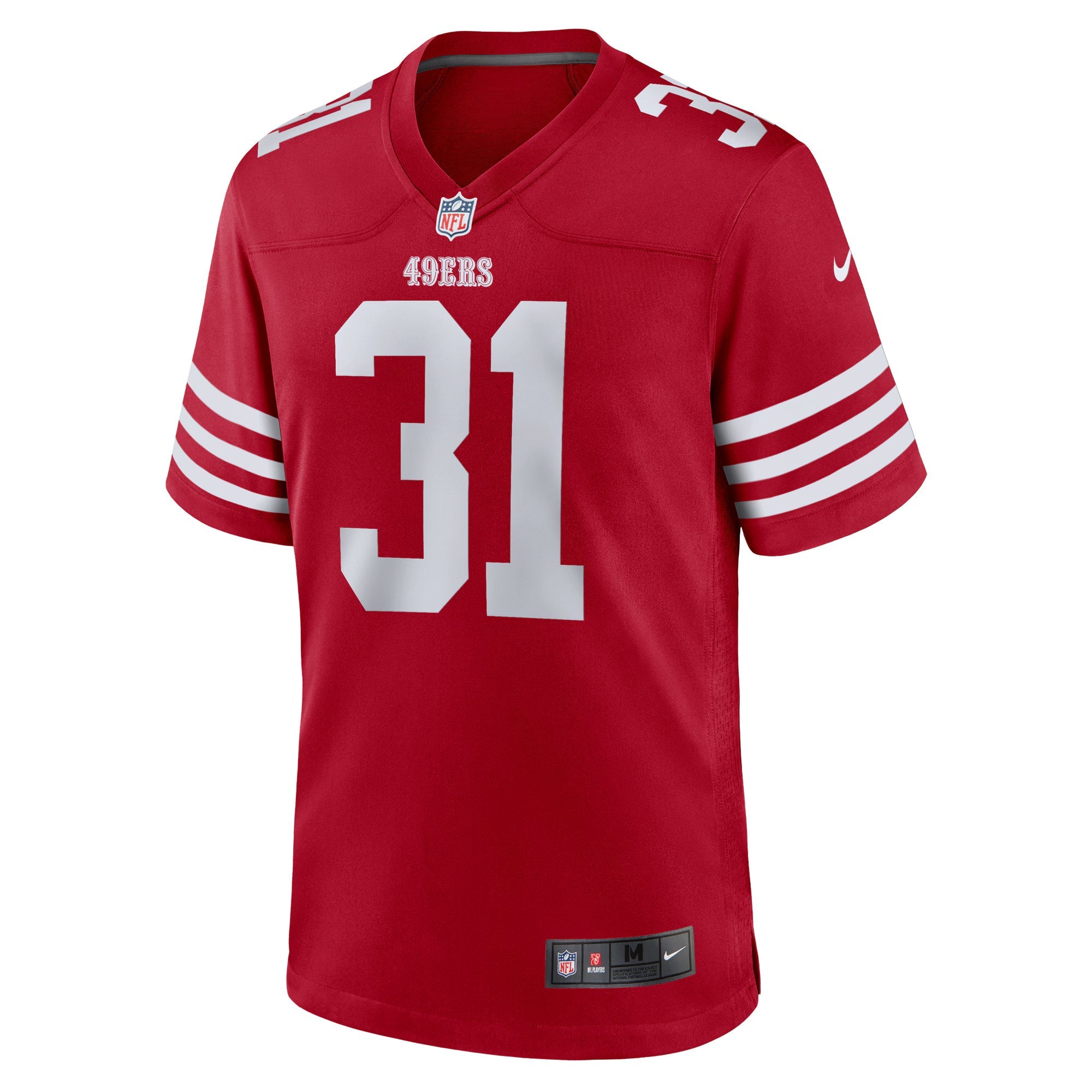 San Francisco 49ers Isaac Guerendo Scarlet Game Jersey