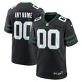 New York Jets Legacy Black Alternate Custom Game Jersey