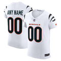 Cincinnati Bengals White Vapor F.U.S.E. Elite Custom Jersey