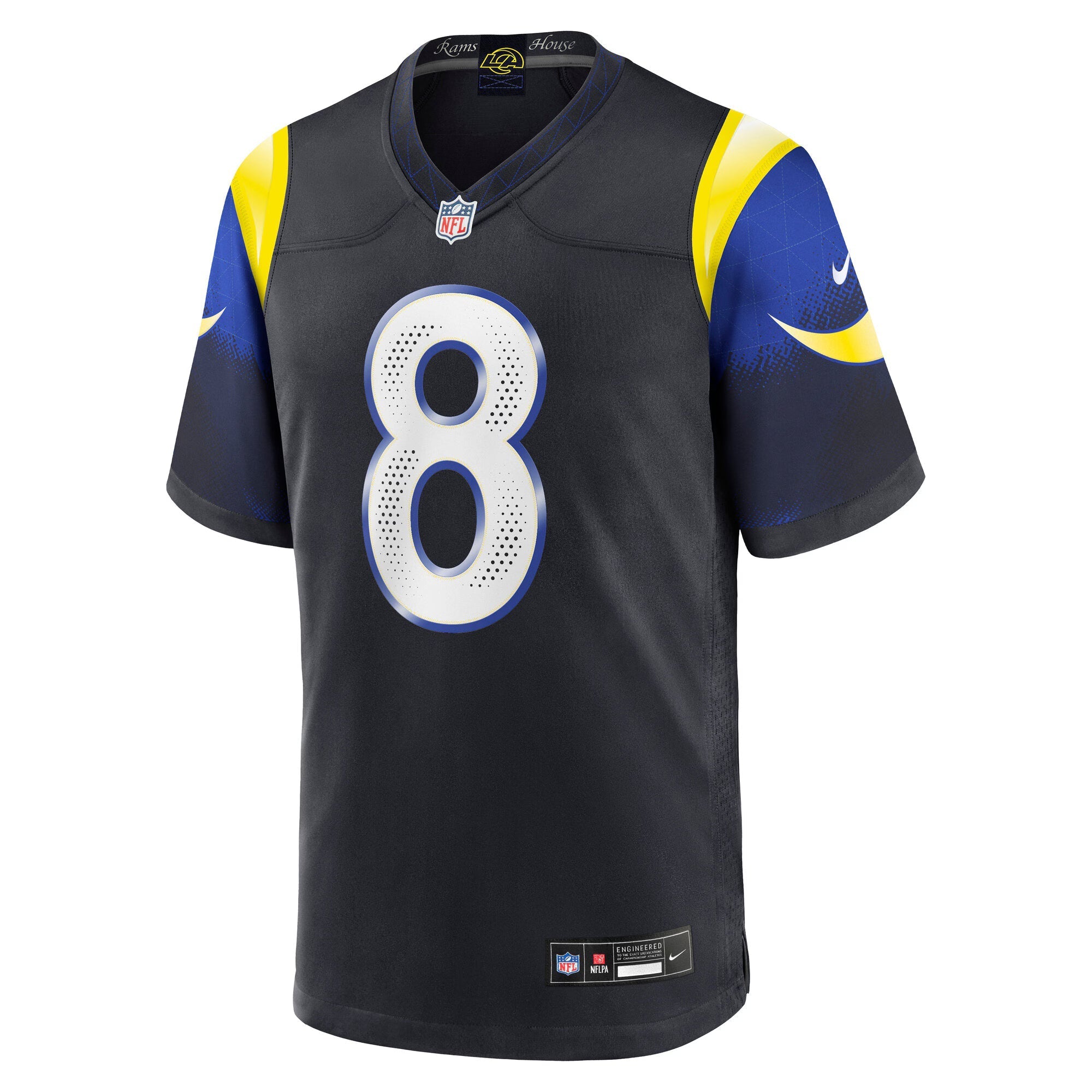 Los Angeles Rams Jared Verse Midnight Blue 2025 Rivalries Collection Game Jersey