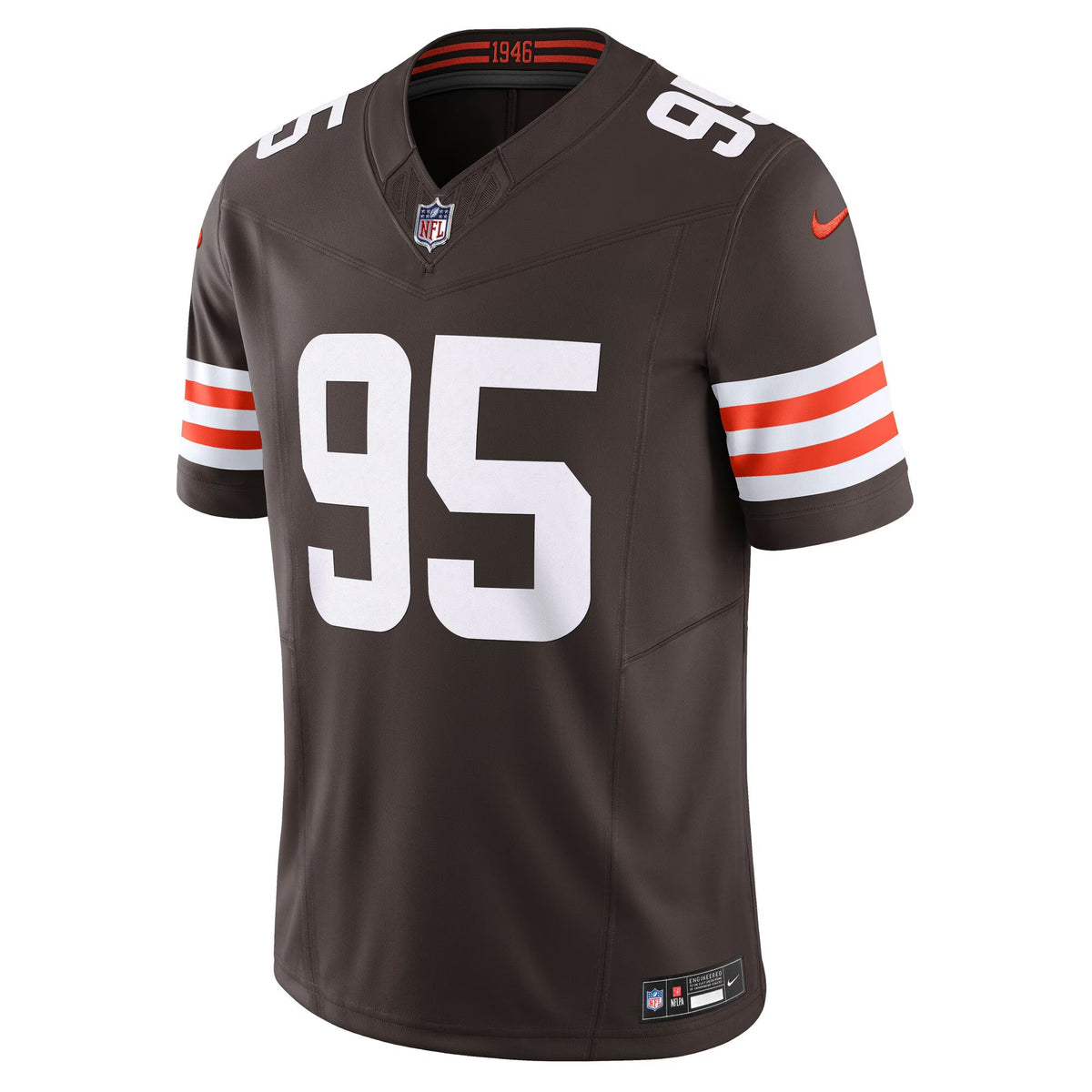 Cleveland Browns Myles Garrett Brown Team Vapor F.U.S.E. Limited Jersey