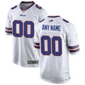 Buffalo Bills White Custom Game Jersey