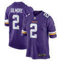 Minnesota Vikings Stephon Gilmore Purple Game Jersey