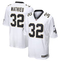 New Orleans Saints Tyrann Mathieu White Game Jersey