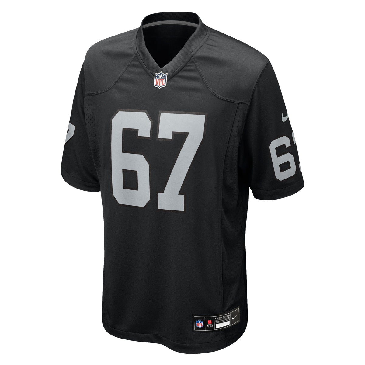 Las Vegas Raiders Will Putnam Black Team Game Jersey
