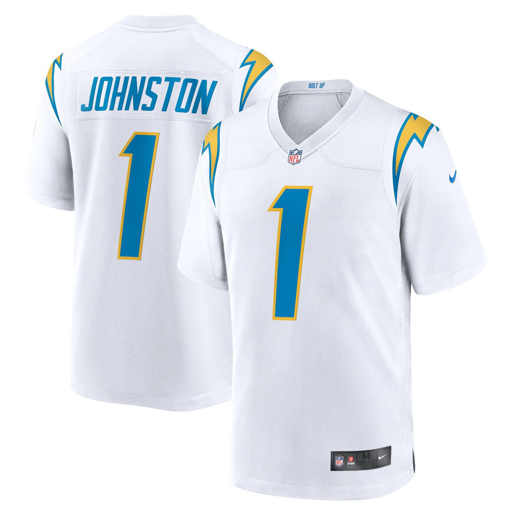 Los Angeles Chargers Quentin Johnston White Away Game Jersey