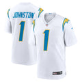Los Angeles Chargers Quentin Johnston White Away Game Jersey