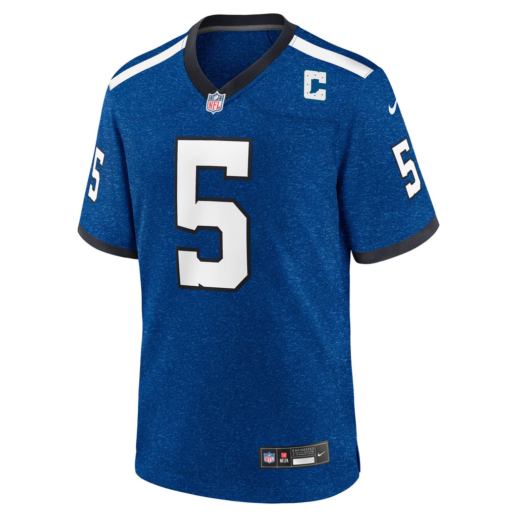 Indianapolis Colts Anthony Richardson Sr. Royal Alternate Indiana Nights Game Jersey