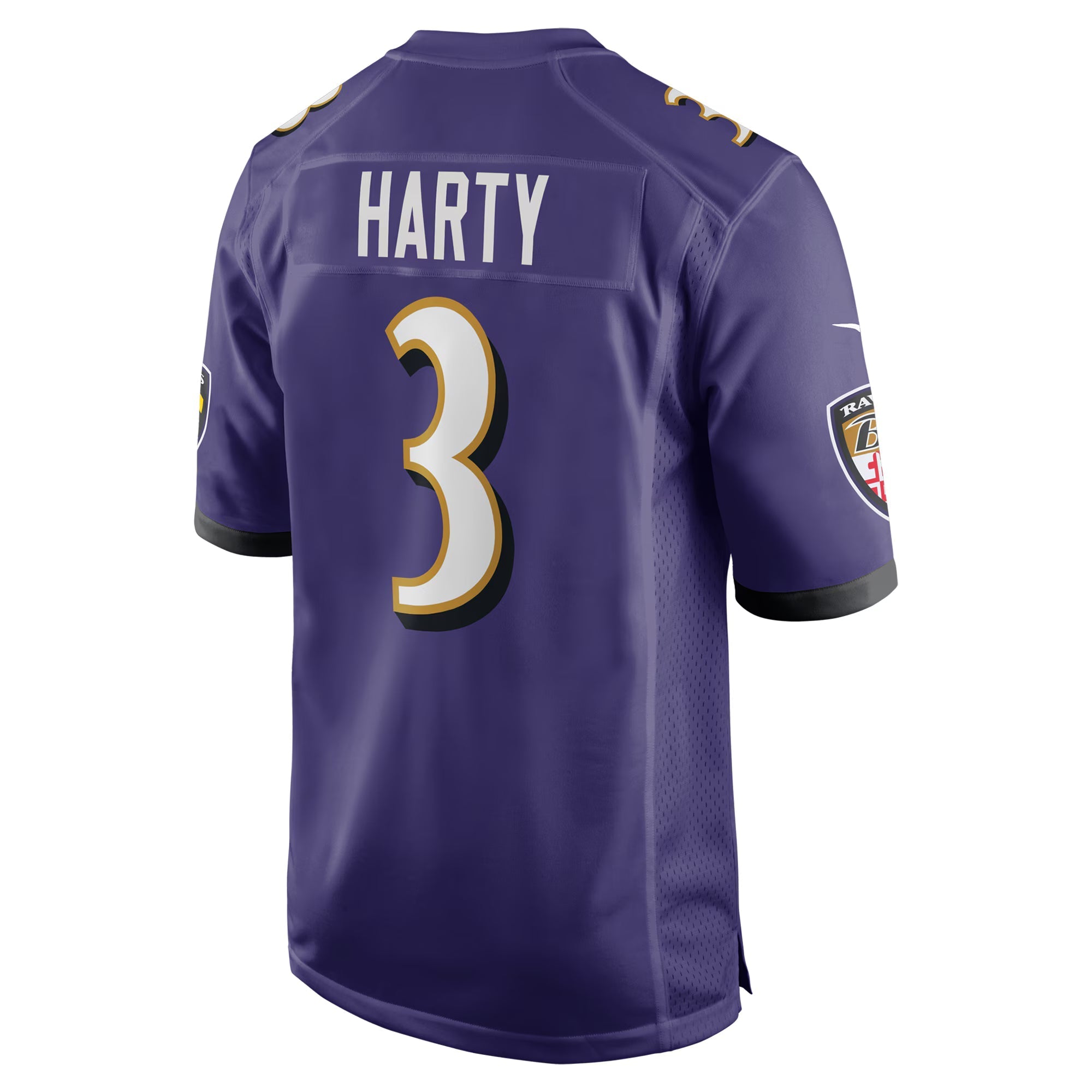 Baltimore Ravens Deonte Harty Purple Team Game Jersey