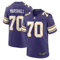 Minnesota Vikings Jim Marshall Purple Retired Player Alternate Game Jersey