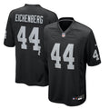 Las Vegas Raiders Tommy Eichenberg Black Team Game Jersey
