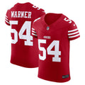 San Francisco 49ers Fred Warner Scarlet Vapor F.U.S.E. Elite Jersey