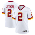 Washington Commanders Marshon Lattimore White Game Super Bowl Era Jersey