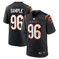Cincinnati Bengals Cam Sample Black Game Jersey