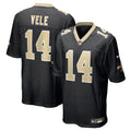 New Orleans Saints Devaughn Vele Black Team Game Jersey