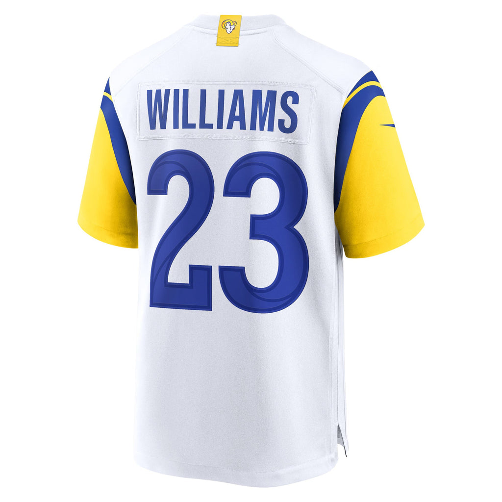Los Angeles Rams Kyren Williams White Game Jersey