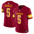 Washington Commanders Jayden Daniels Burgundy Vapor F.U.S.E. Limited Jersey