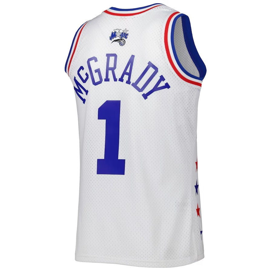 E.Conference #1 Tracy McGrady 2003 All Star Game Swingman Jersey - White American Basketball Jersey