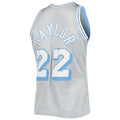 LA.Lakers #22 Elgin Baylor 75th Anniversary 1960-61 Hardwood Classics Swingman Jersey  Silver Stitched American Basketball Jersey
