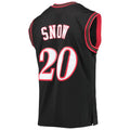 PH.76ers #20 Eric Snow 2000-01 Hardwood Classics Swingman Jersey Black Stitched American Basketball Jersey