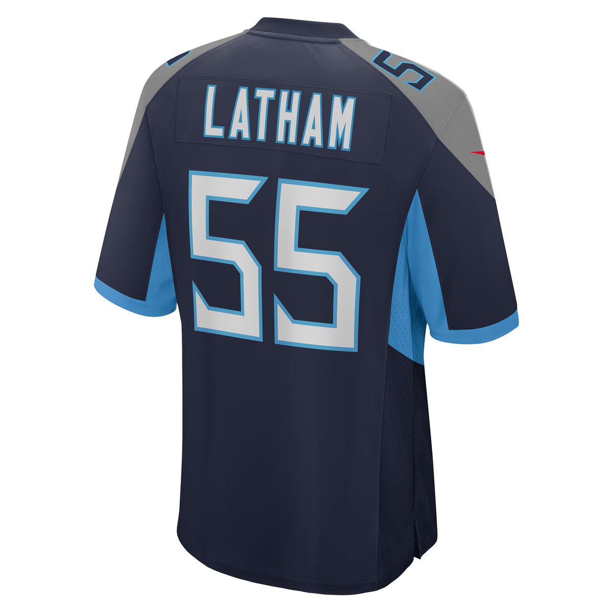 Tennessee Titans JC Latham Navy Player Game Jersey