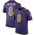 Baltimore Ravens Lamar Jackson Purple Legend Player Performance Top