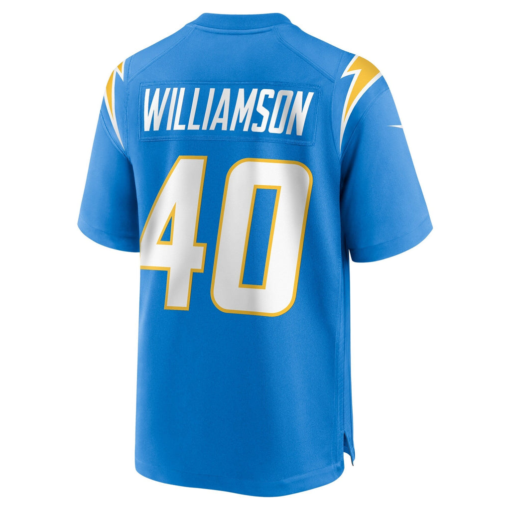 Los Angeles Chargers Kendall Williamson Powder Blue Team Game Jersey