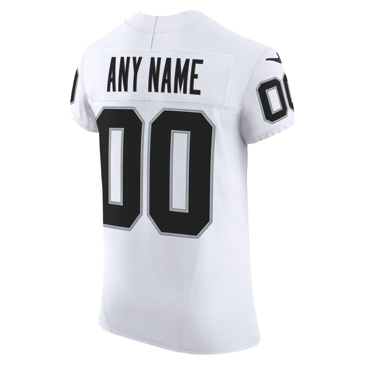 Las Vegas Raiders White Vapor F.U.S.E. Elite Custom Jersey