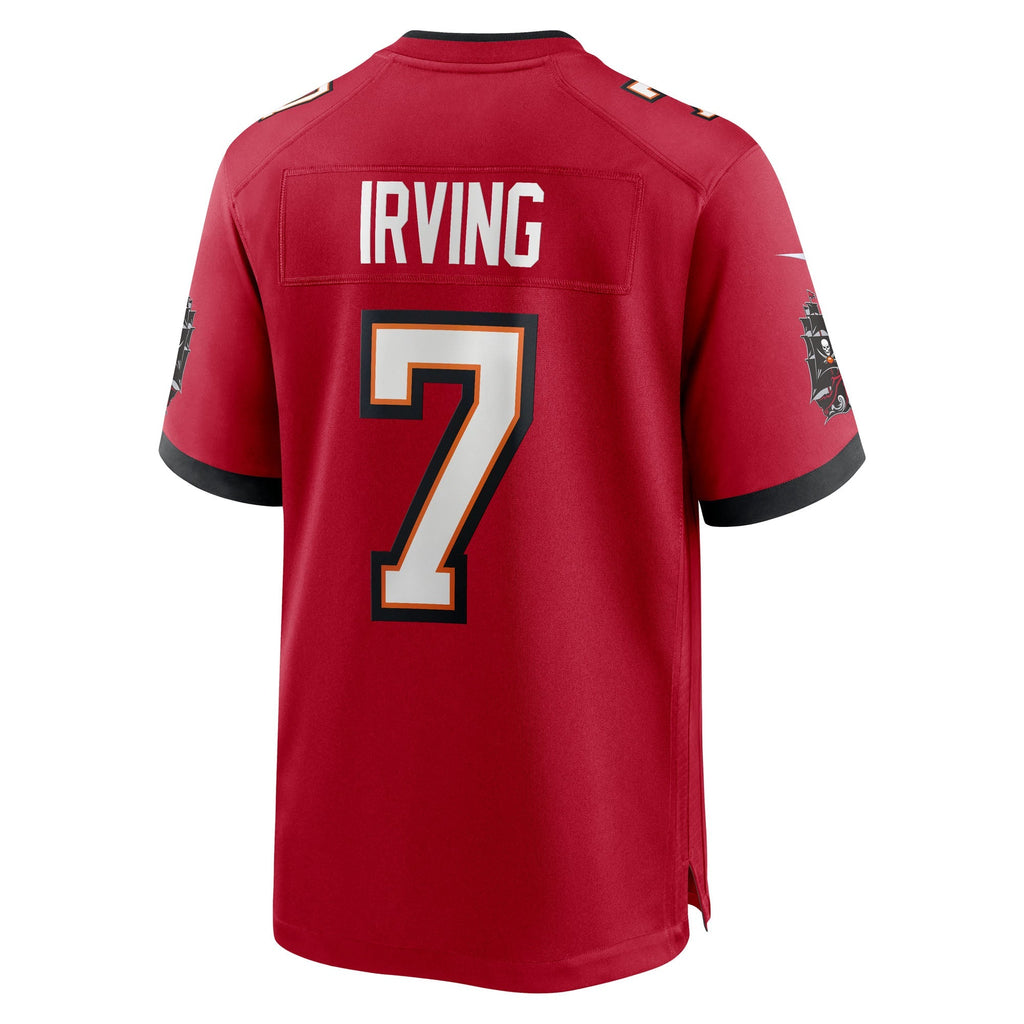 Tampa Bay Buccaneers Bucky Irving Red 50th Season Team Game Jersey