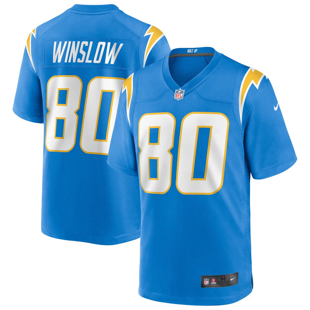 Los Angeles Chargers Kellen Winslow Powder Blue Game Retired Player Jersey