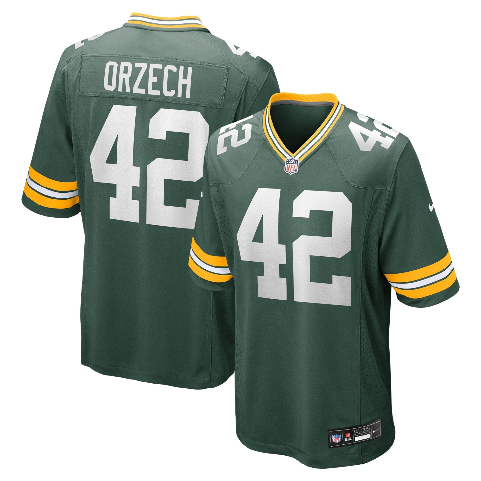 Green Bay Packers Matt Orzech Green Game Jersey