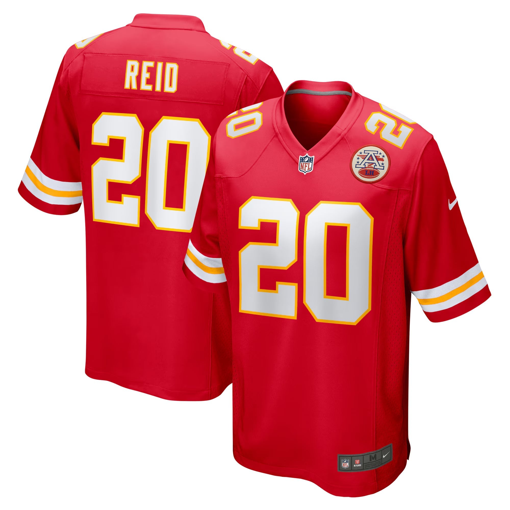Kansas City Chiefs Justin Reid Red Game Jersey