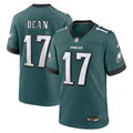 Philadelphia Eagles Nakobe Dean Midnight Green Team Game Jersey