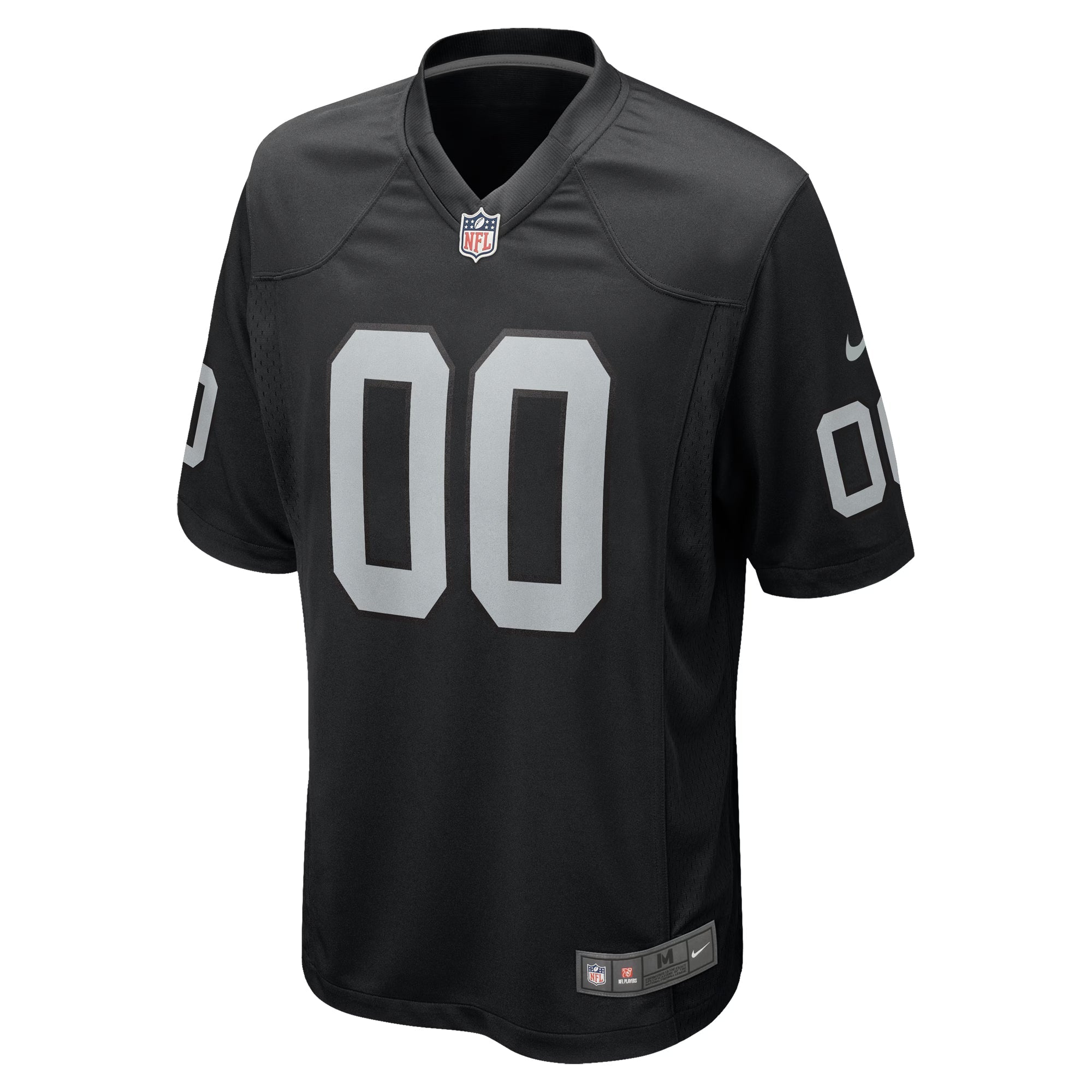 Las Vegas Raiders Black Custom Game Jersey