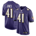 Baltimore Ravens Dre'Mont Jones Purple Team Game Jersey