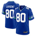 Seattle Seahawks Steve Largent Royal Throwback Retired Player Game Jersey