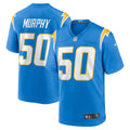 Los Angeles Chargers Caleb Murphy Powder Blue Team Game Jersey