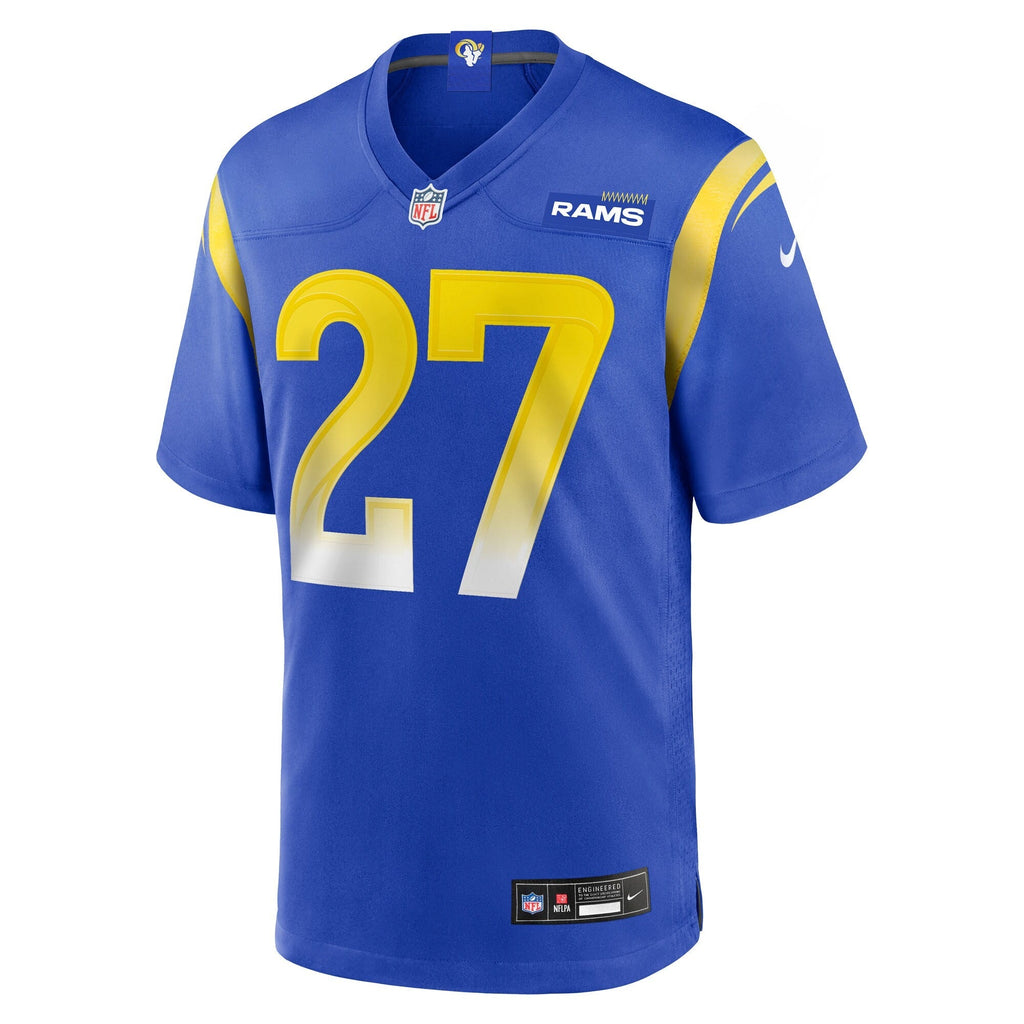 Los Angeles Rams Jarquez Hunter Royal Team Game Jersey