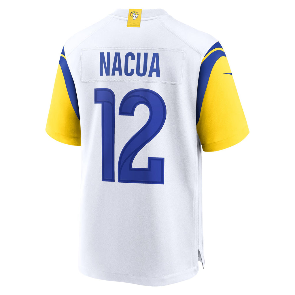 Los Angeles Rams Puka Nacua White Game Player Jersey