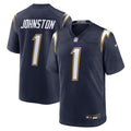 Los Angeles Chargers Quentin Johnston Navy Alternate Super Chargers Game Player Jersey