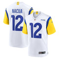 Los Angeles Rams Puka Nacua White Game Player Jersey